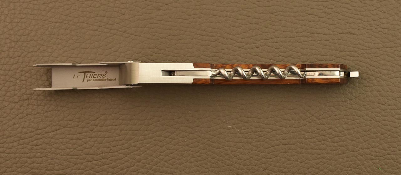 Le Thiers corkscrew Ironwood by Fontenille Pataud, proudly made in France