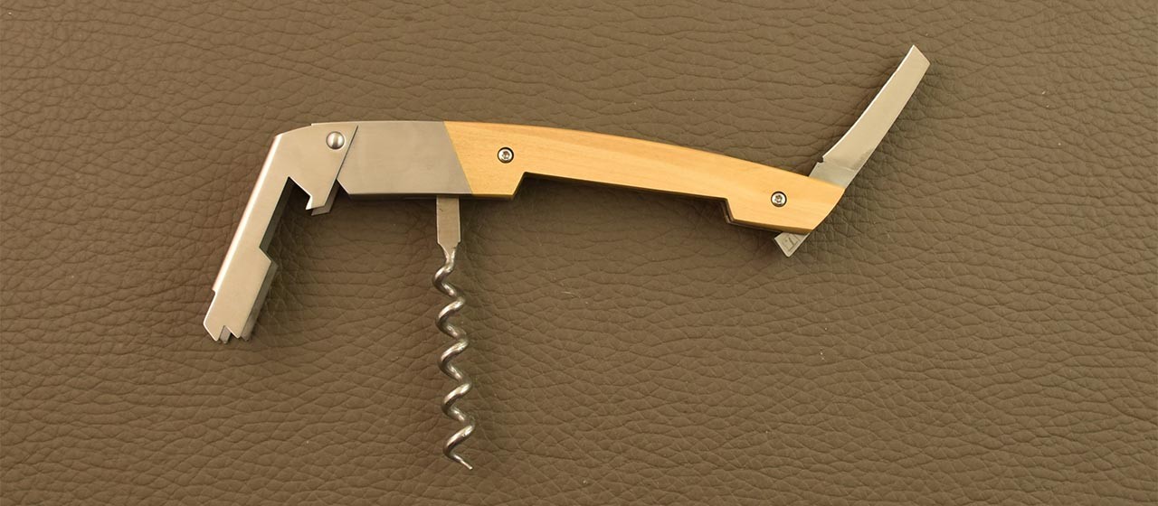 Le Thiers corkscrew Boxwood by Fontenille Pataud, proudly made in France