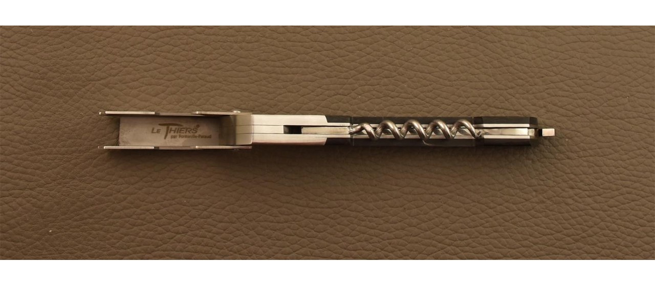 Le Thiers corkscrew Fat Carbon Dark matter by Fontenille Pataud, proudly made in France