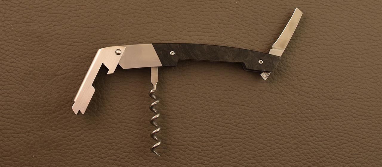 Le Thiers corkscrew Fat Carbon Dark matter by Fontenille Pataud, proudly made in France