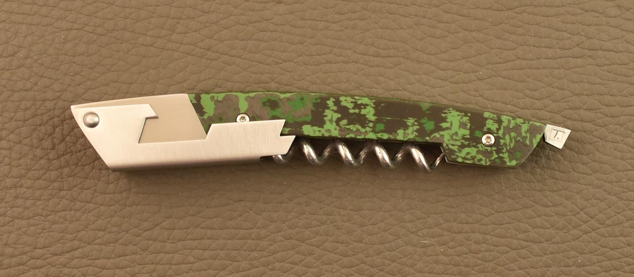 Le Thiers corkscrew Fat Carbon Jungle Wear by Fontenille Pataud, proudly made in France