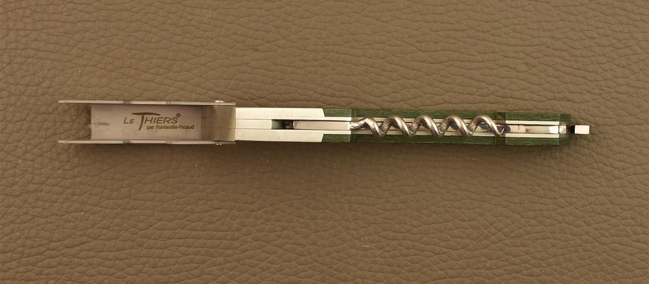 Le Thiers corkscrew Fat Carbon Jungle Wear by Fontenille Pataud, proudly made in France