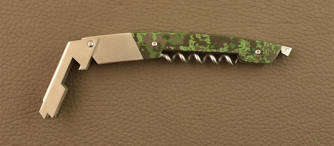 Le Thiers corkscrew Fat Carbon Jungle Wear by Fontenille Pataud, proudly made in France