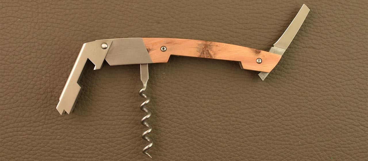 Le Thiers corkscrew Juniper by Fontenille Pataud, proudly made in France