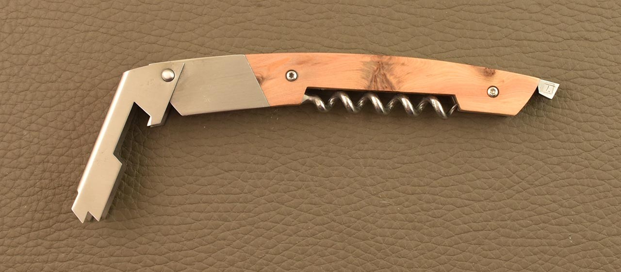 Le Thiers corkscrew Juniper by Fontenille Pataud, proudly made in France