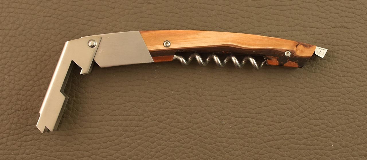 Le Thiers corkscrew Hybrid juniper by Fontenille Pataud, proudly made in France