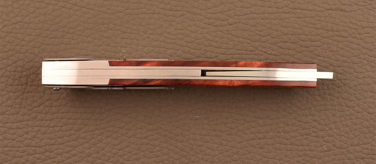 Le Thiers corkscrew Red poplar burl by Fontenille Pataud, proudly made in France