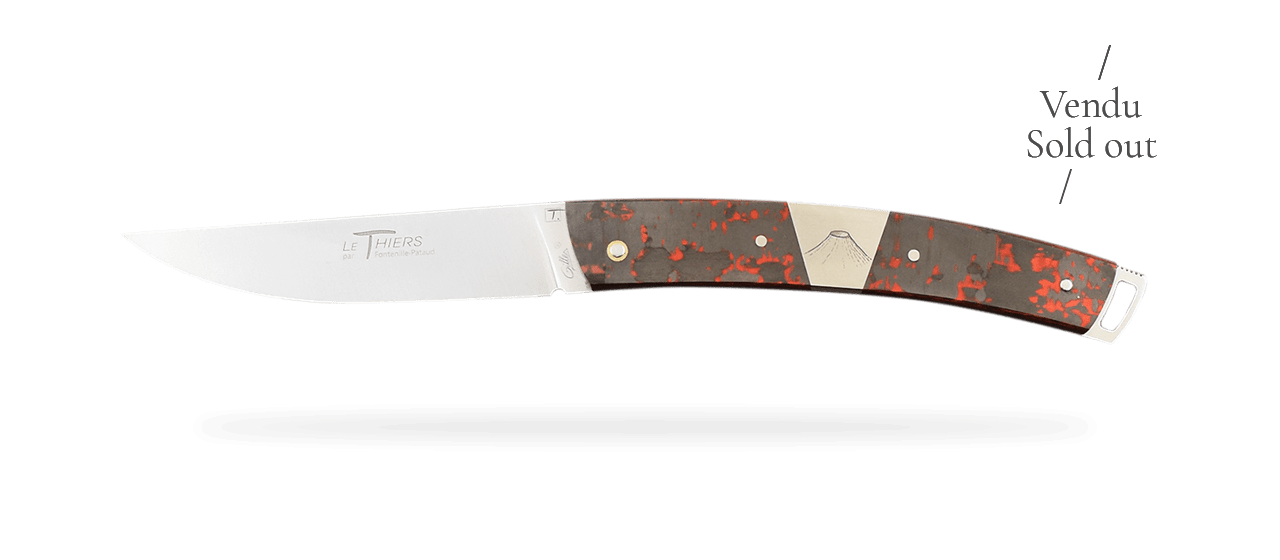 Le Thiers® Nature Fat Carbon Lava & engraving