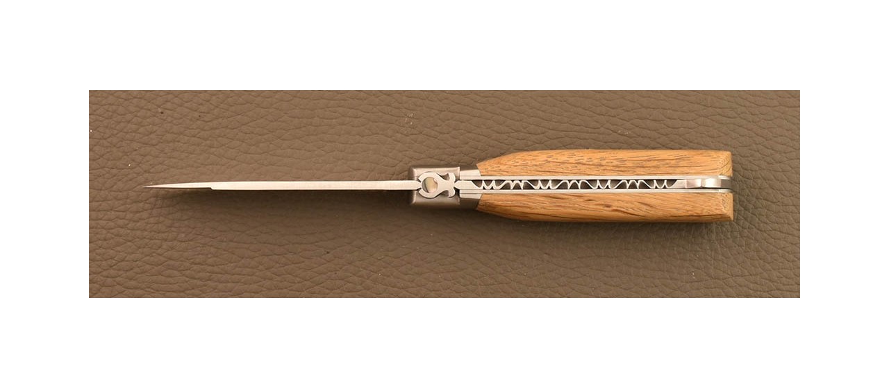 Couteau pliant Yssingeaux avec manche en Chêne