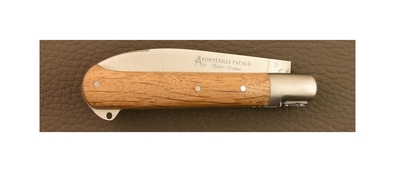 Couteau pliant Yssingeaux avec manche en Chêne