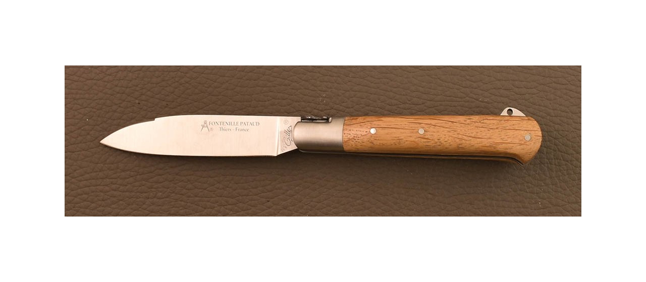 Couteau pliant Yssingeaux avec manche en Chêne