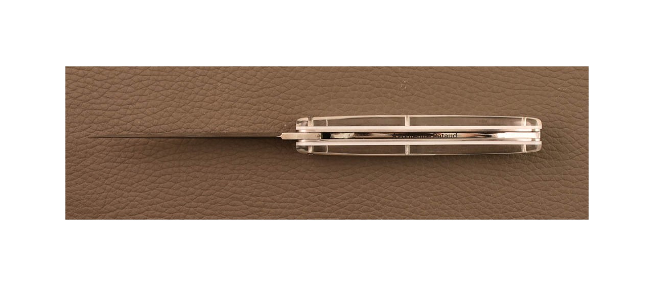 Laguiole Traditional 11 cm Damascus Range Full handle Mother of pearl inlayed