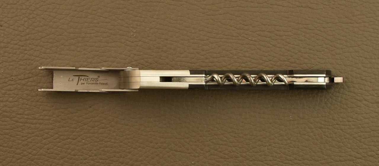Le Thiers corkscrew Carbon Fiber by Fontenille Pataud, proudly made in France