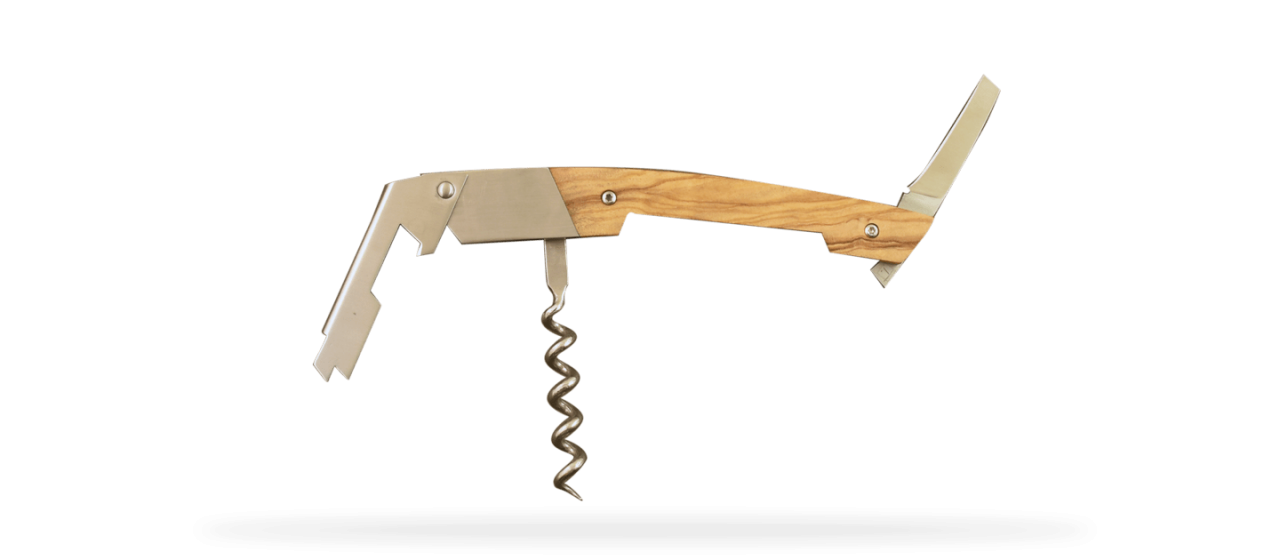 Le Thiers corkscrew Olivewood by Fontenille Pataud, proudly made in France