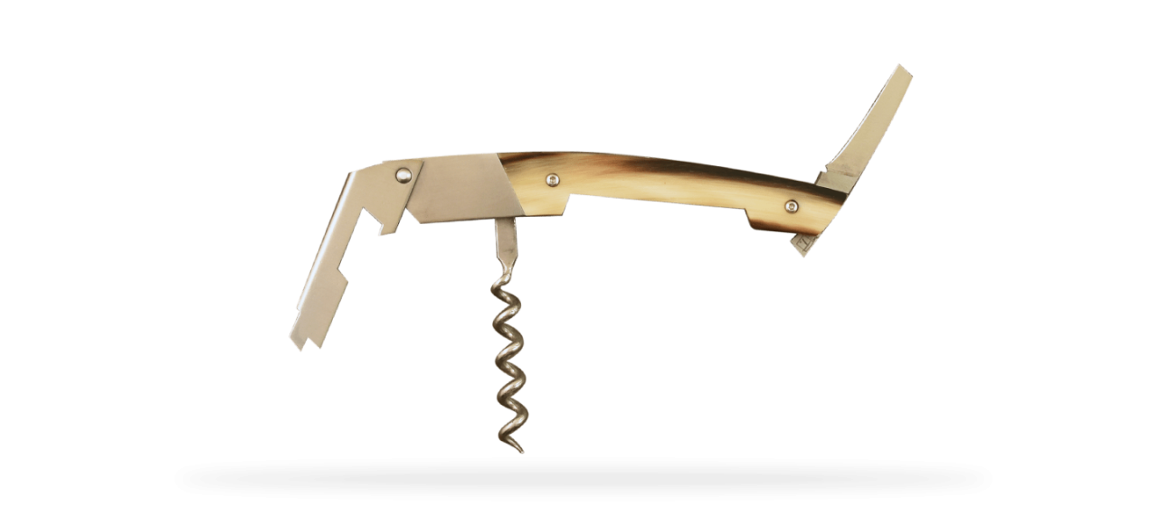 Le Thiers corkscrew Cow horn tip by Fontenille Pataud, proudly made in France