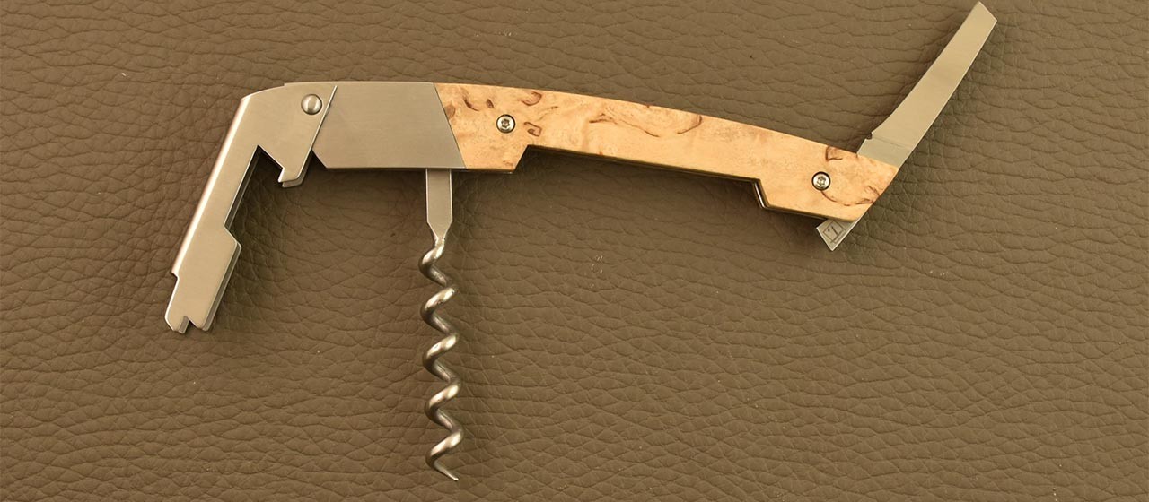 Corkscrew made in France Le Thiers Magnum Curly birsch
