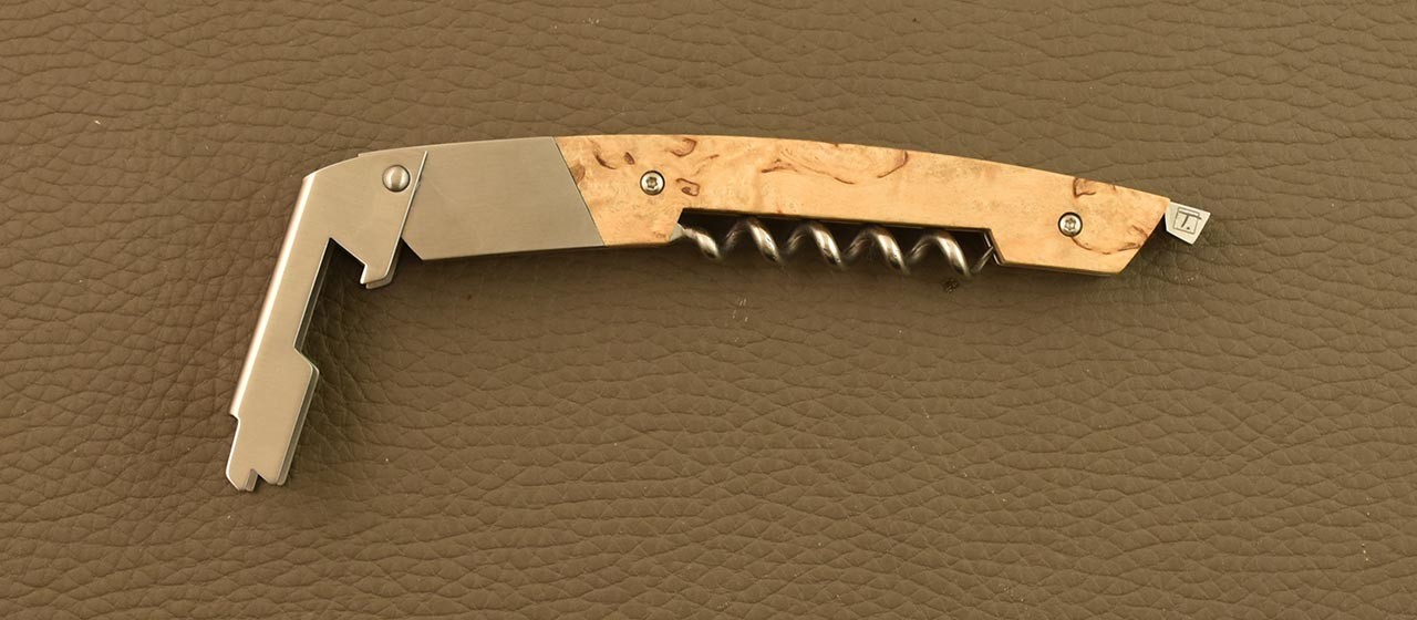 Corkscrew made in France Le Thiers Magnum Curly birsch