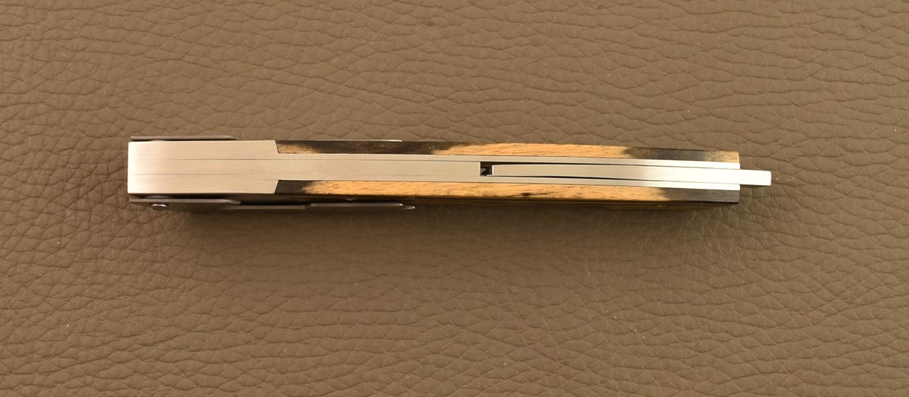 Royal ebony sommelier knife made by Fontenille Pataud in Thiers - France