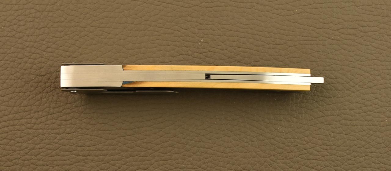 Couteau de sommelier en buis et résine fabriqué par Fontenille Pataud à Thiers - France