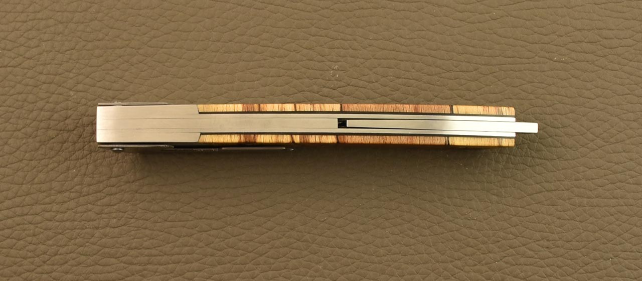 Stabilized beech sommelier knife made by Fontenille Pataud in Thiers - France