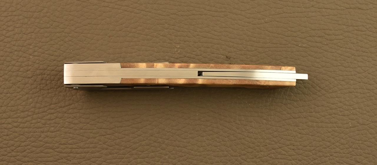 Couteau de sommelier en Loupe de peuplier stabilisée fabriqué par Fontenille Pataud à Thiers - France