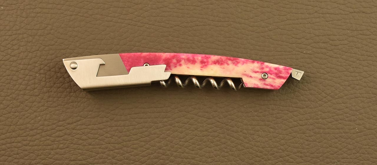 Couteau de sommelier en Os rouge fabriqué par Fontenille Pataud à Thiers - France