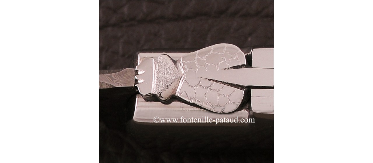 Couteau Laguiole Gentleman Damas Amourette