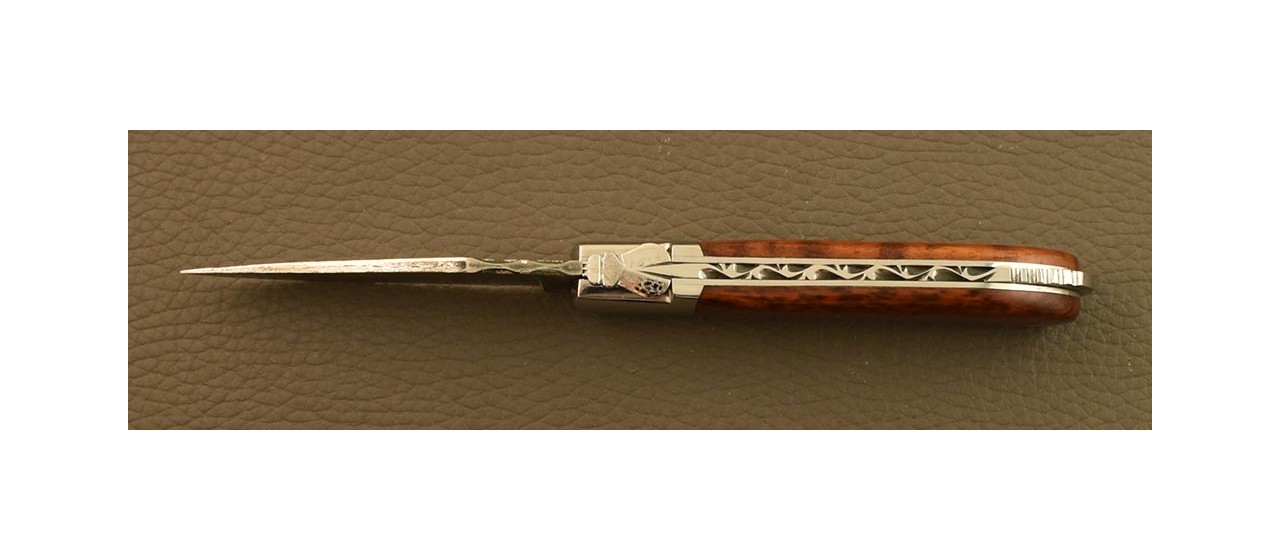 Couteau Laguiole Gentleman Damas Amourette