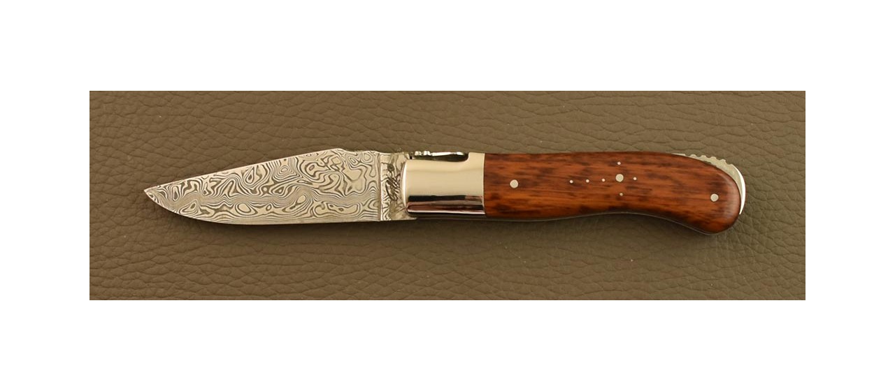 Couteau Laguiole Gentleman Damas Amourette