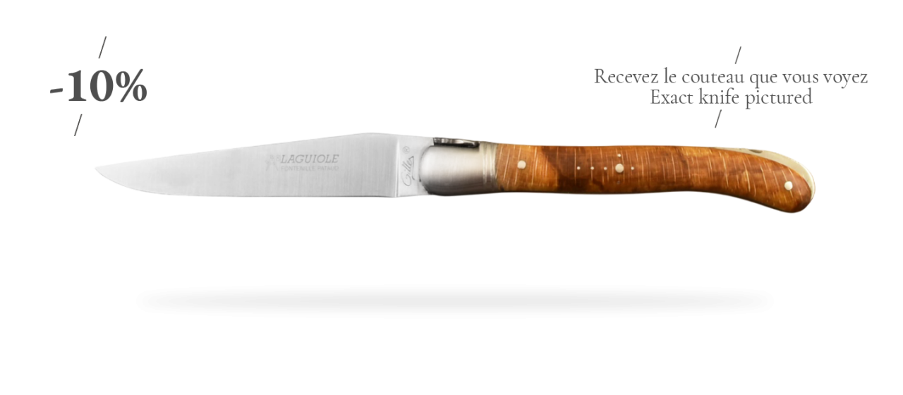 Laguiole Nature Classic Range Stabilized beech