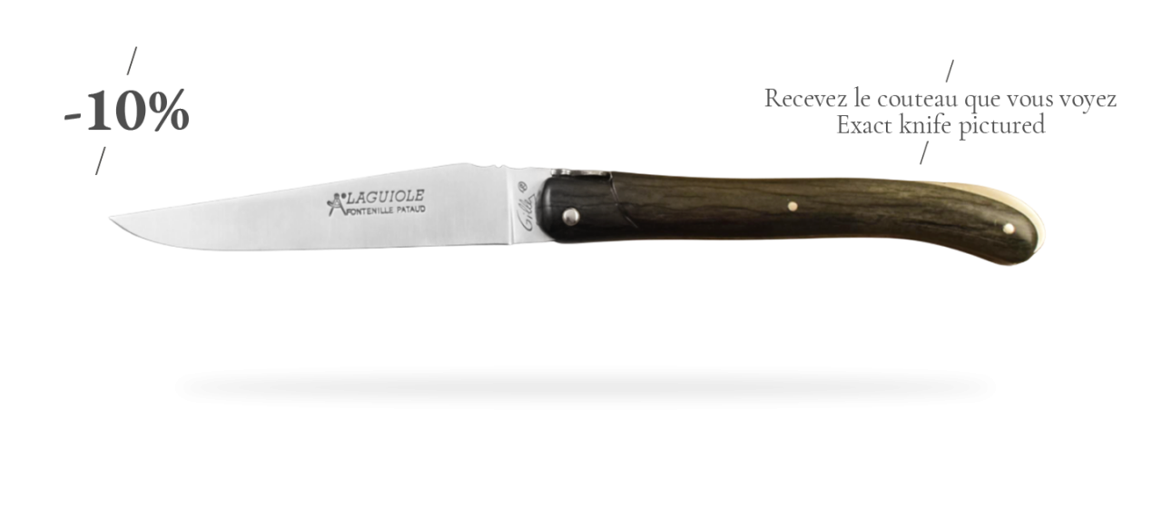 Laguiole Nature Guilloché Range Full Stained bone / RWL34