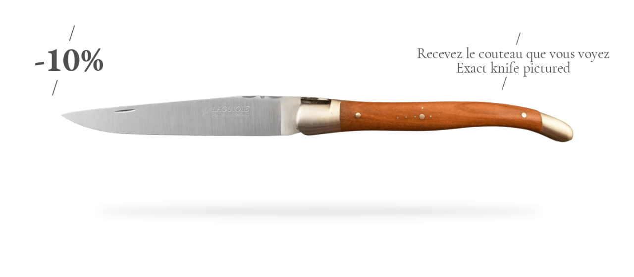 Laguiole Traditionnel 13 cm Classique Bois de Rose