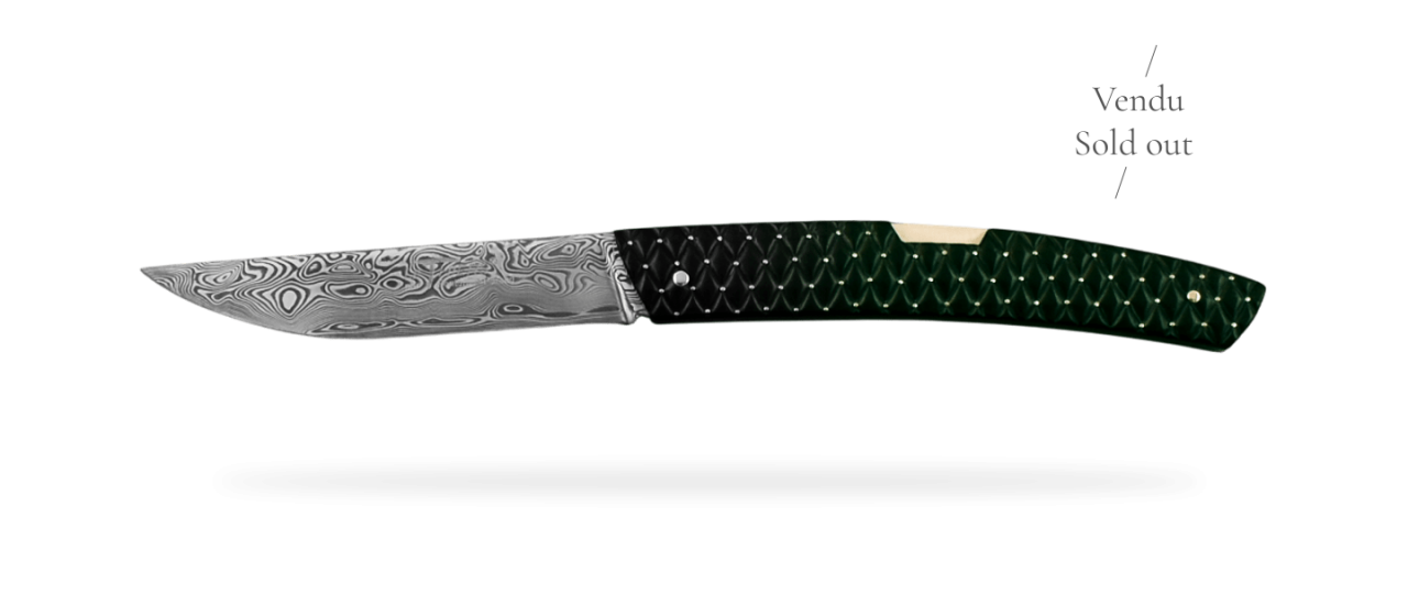 Le Thiers® Advance Damascus Full Ebony