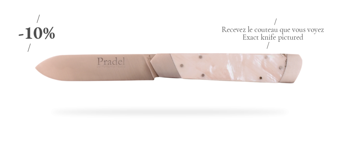 Le Pradel Inclusion de nacre blanche