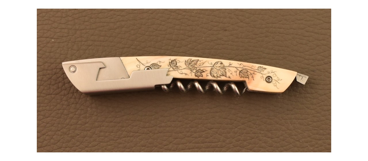 Le Thiers® Magnum Warthog & Scrimshaw corkscrew
