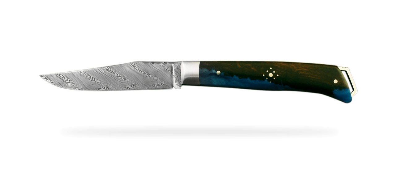 Le Saint-Bernard 11 cm Damascus Range Hybrid Ironwood