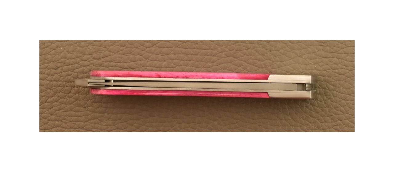 Le Thiers® Nature Pink Bone knife