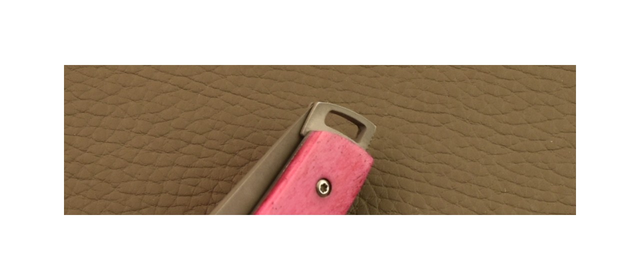 Le Thiers® Nature Pink Bone knife