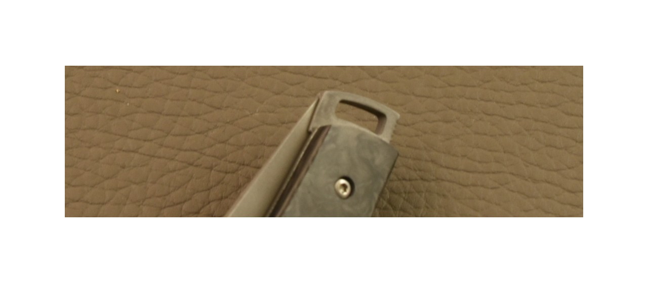 Couteau Le Thiers® Nature Fat Carbon Dark Matter