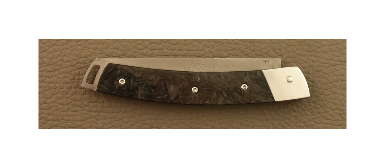 Couteau Le Thiers® Nature Fat Carbon Dark Matter