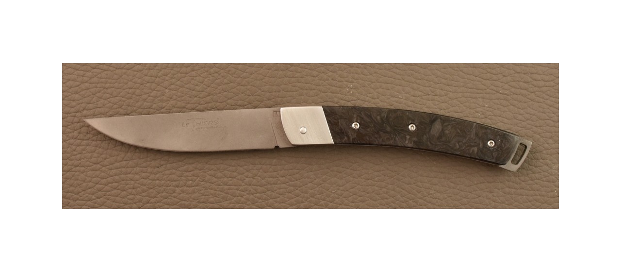 Couteau Le Thiers® Nature Fat Carbon Dark Matter