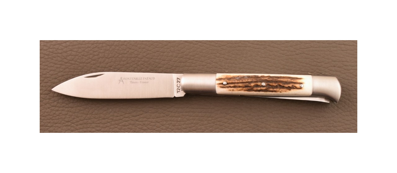 Issoire shepherd's knife & awl Real stag