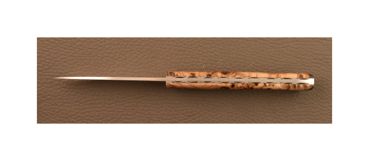 Couteau Lombard Loupe de Peuplier Stabilisée