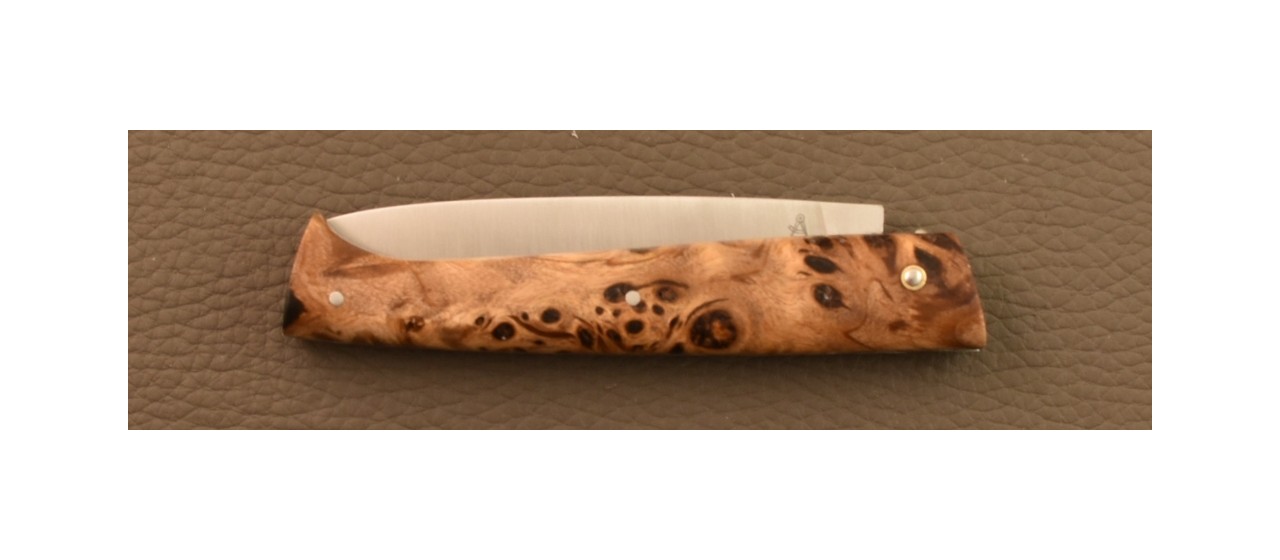 Lombard Stabilized poplar burl knife