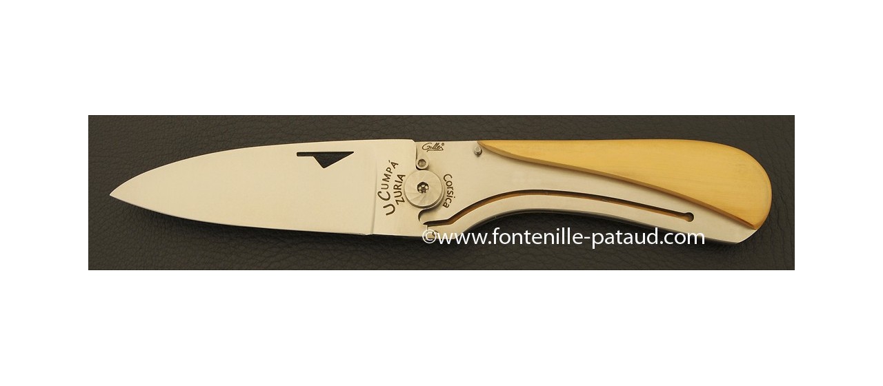 Corsican U Cumpa knife Classic range Boxwood