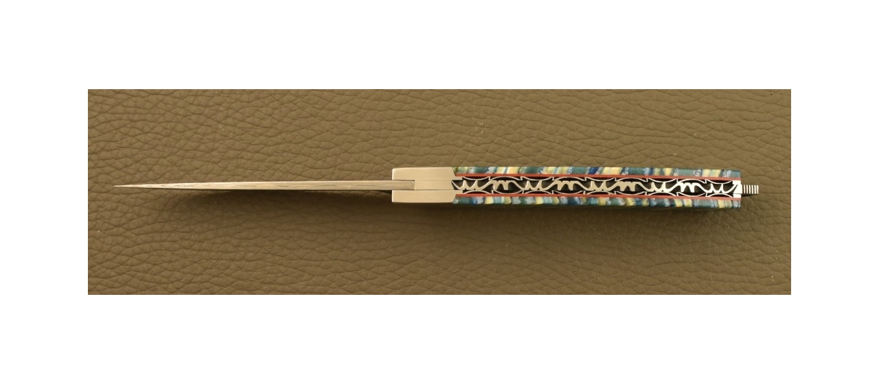 Couteau Le Thiers® Nature Damas Molaire de mammouth