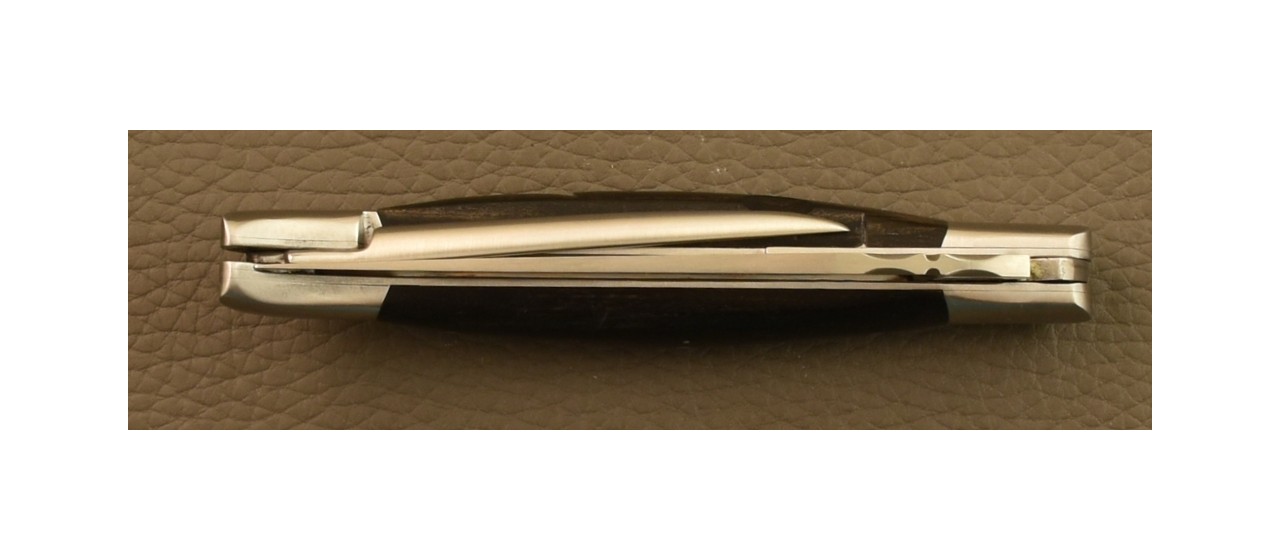 Laguiole Traditional 12 cm Corkscrew & Awl Ebony knife