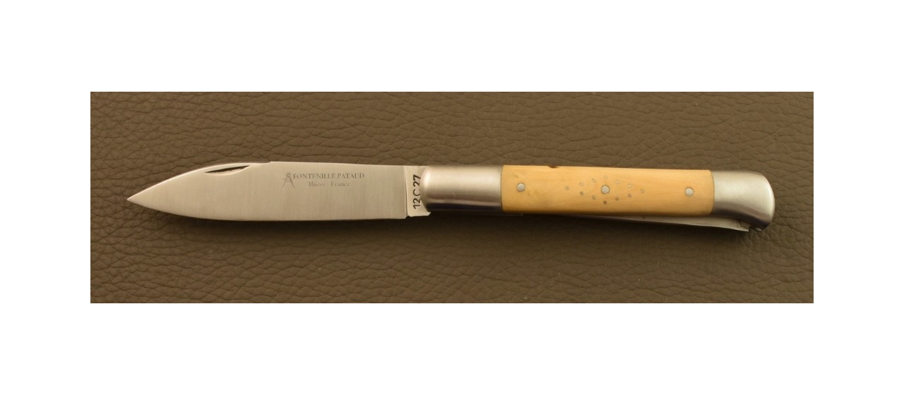 Issoire shepherd's knife & awl Boxwood