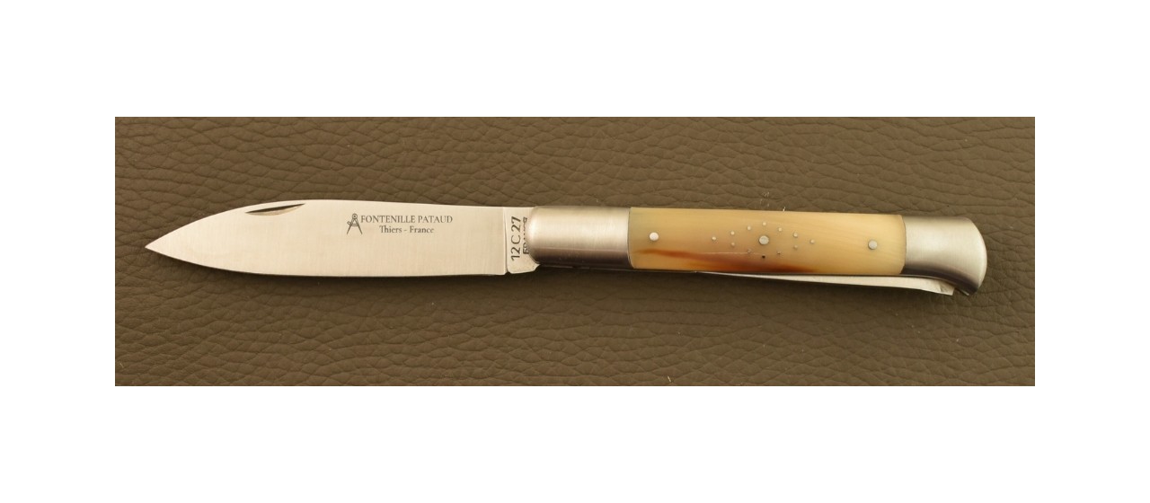 Issoire shepherd's knife & awl Real horn tip