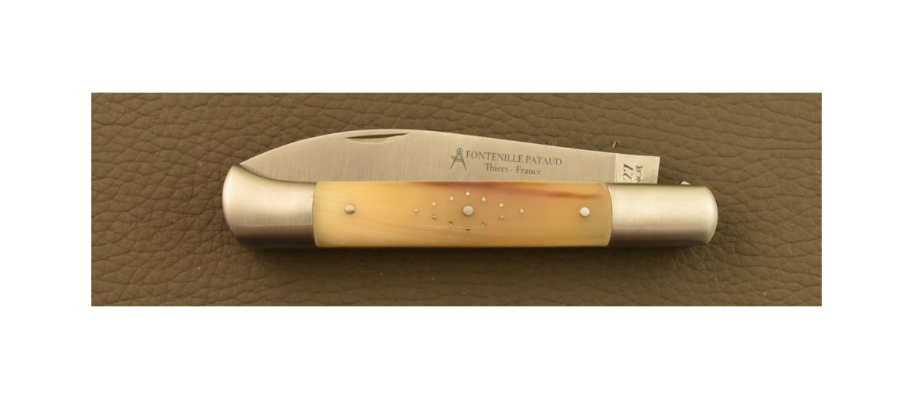 Issoire shepherd's knife & awl Real horn tip